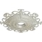 Ekena Millwork Orleans Ceiling Medallion (Fits Canopies up to 8 1/4"), 38 3/8"OD x 6 5/8"ID x 2 7/8"P, Flash Blue CM38OLFBS - alternate 4